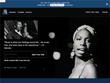 Tablet Screenshot of jazzandblues.tv